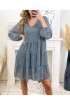 JURK MET PRINT 9464I1 WIT