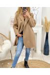 LONG JACKET WITH BUTTONS B3428 BEIGE