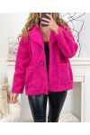 COAT 1532 FUSHIA