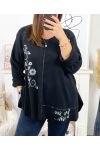 GRANDE TAILLE PULL SOME SEE A 2105B NOIR