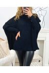 PULLOVER OVERSIZE SHA15 NEGRO