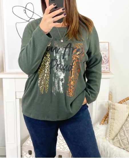 GROTE MAAT TRUI INCLUSIEF STOP 2394 MILITARY GREEN