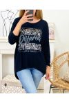 PULL FIN FLOCAGE DIFFERENT 2103 NOIR