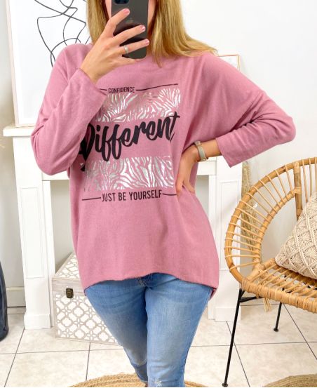TRUI FINE FLOCKING DIFFERENT 2103 PINK