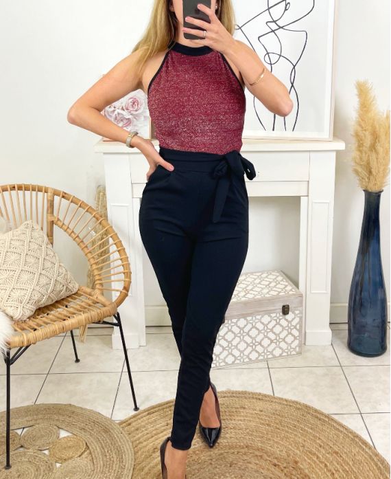 Combinaison clearance rouge soiree