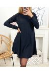 GLÄNZENDES KLEID 7242 SCHWARZ