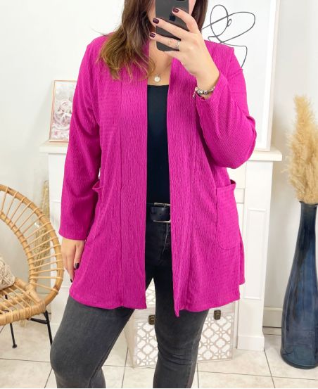 GROOT FORMAAT VEST 2 ZAKKEN 2108 FUSHIA