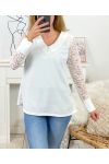 TOP SOIREE LACE 9842 WHITE