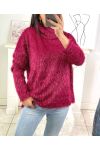 PULL COL ROULE DOUX 9176 BORDEAUX