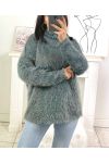 SOFT TURTLENECK SWEATER 9176 GREY