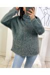 PULL COL ROULE DOUX 9176 GRIS