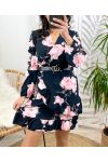 PE272 FLOWER WALLET DRESS