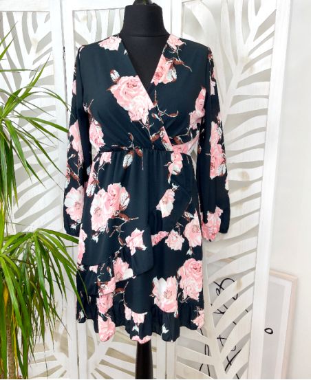 PE272 FLOWER WALLET DRESS