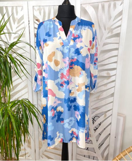 TUNIKKLEID PE278 BLAU