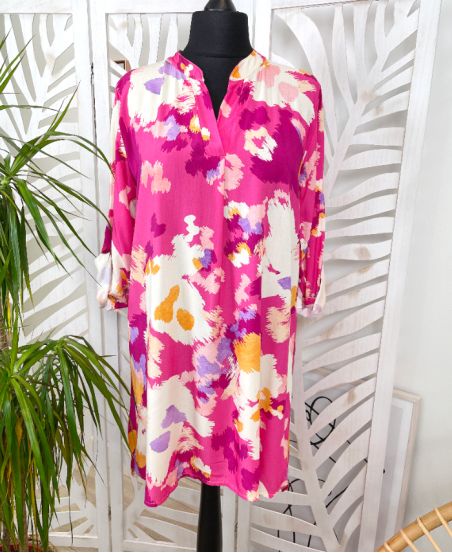 TUNIKKLEID PE278 FUSHIA
