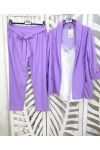 BLAZER JACKET 2 POUCHES PE586 LILA