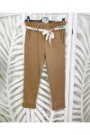 STRETCH STOFFEN BROEK 2 ZAKKEN MET PE665 CAMEL LINK