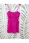 STRAPLESS SHORTS COMBINATIE PE574 FUSHIA