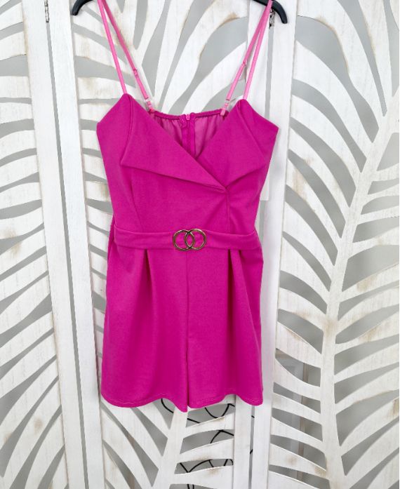 STRAPLESS SHORTS COMBINATIE PE574 FUSHIA