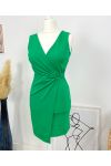 CINTREE BUCKLE DRESS PE551 EMERALD GREEN