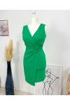 CINTREE BUCKLE DRESS PE551 EMERALD GREEN