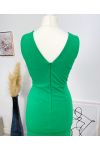 CINTREE BUCKLE DRESS PE551 EMERALD GREEN