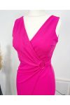 CINTREE BUCKLE DRESS PE551 FUSHIA