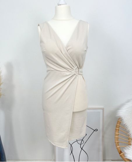 CINTREE DRESS BUCKLE PE551 BEŻOWY