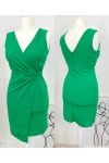 CINTREE BUCKLE DRESS PE551 EMERALD GREEN