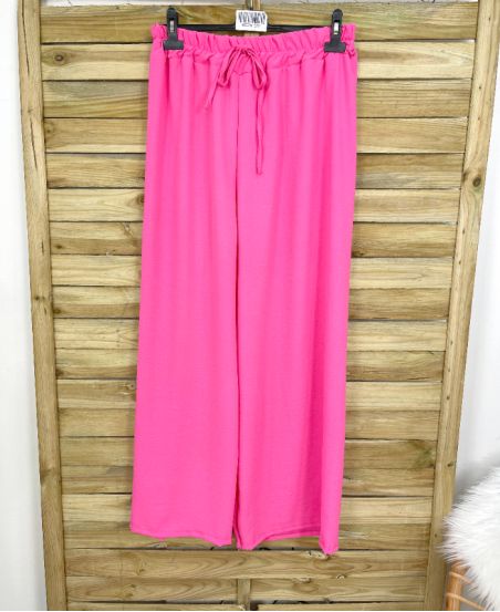 FLOWING PE717 PINK WIDE PANTS