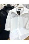 FLUID LACE SHIRT PE842 WIT