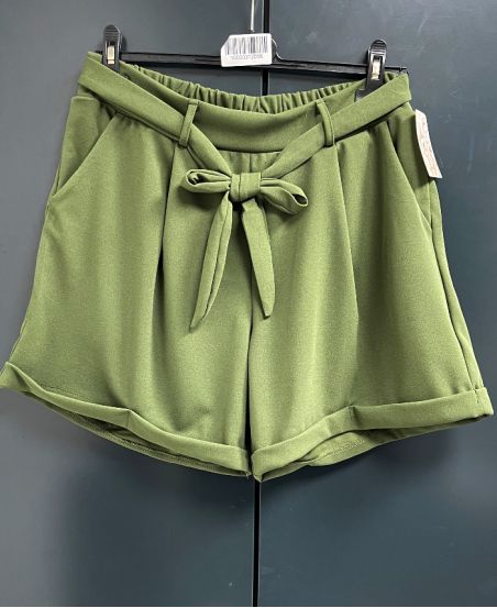 LARGE SIZE - SHORTS 2 POCKETS PE894 MILITARY GREEN