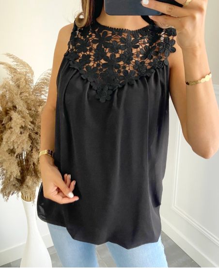 TOP DENTELLE PE905 NOIR