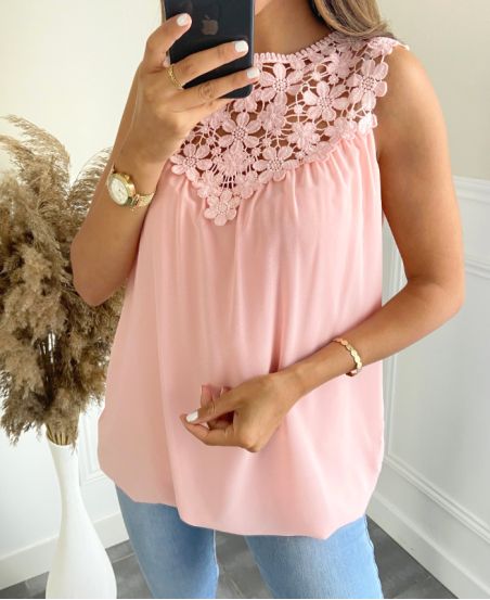 TOP LACE PE905 PINK