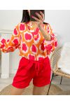 IMPRESS PE52 ORANGE BLOUSE