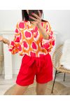 IMPRESS PE52 ORANGE BLOUSE