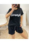 CAMISETA DREAMER PE928 NEGRA