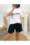 DREAMER PE928 T-SHIRT BIANCA