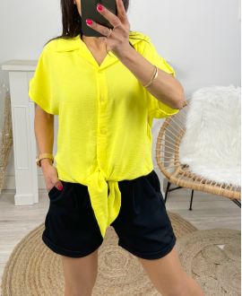 KNOTTING SHIRT PE745 YELLOW