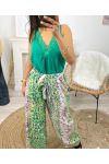 PALAZZO PE1458 PANTALON GREEN