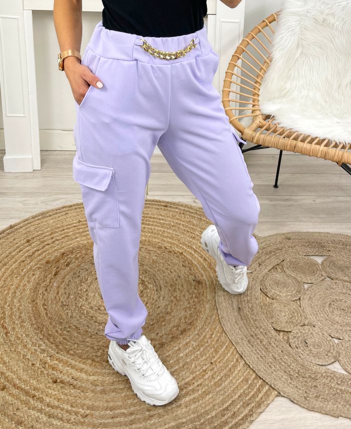 Pantalon cargo avec online ceinture