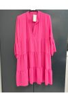 ROBE EVASEE PE983 FUSHIA