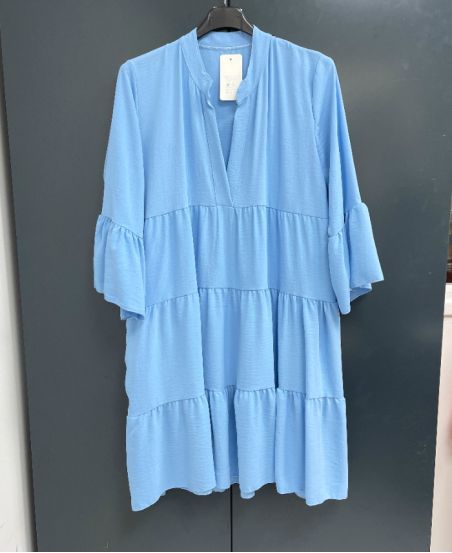 Sukienka EVASEE PE983 SKY BLUE