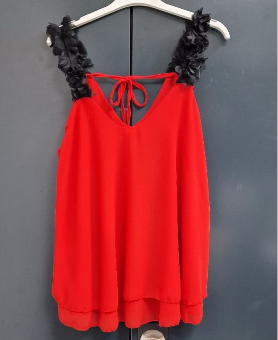 FANCY STRAP TOP PE1076 ROT