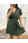 PE1098 MILITARY GREEN DRESS