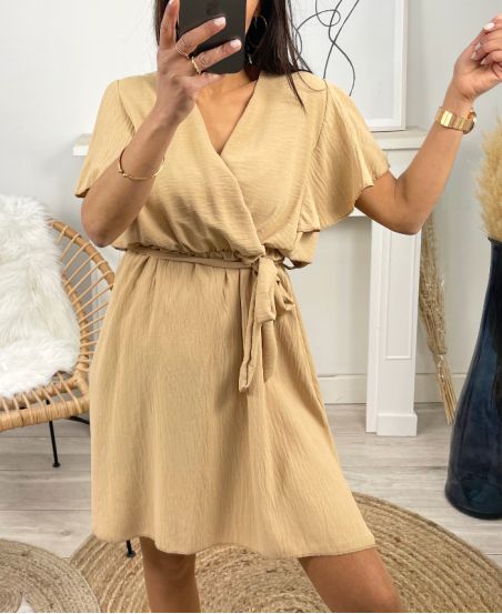 Dress PE1098 CAMEL
