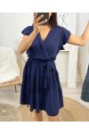 PE174 MARINEBLAUES KLEID