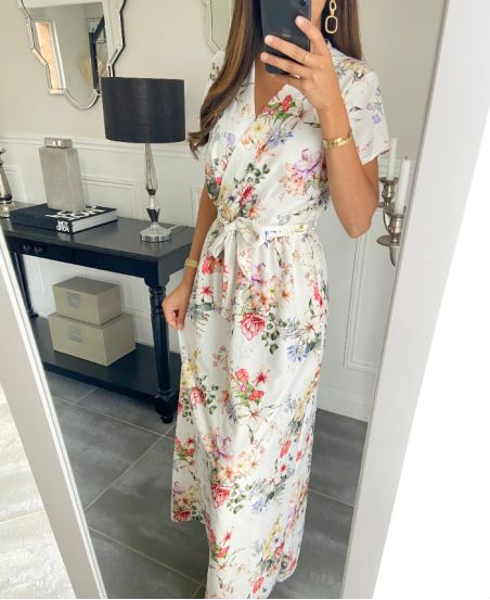 LONG DRESS PE1215 WHITE