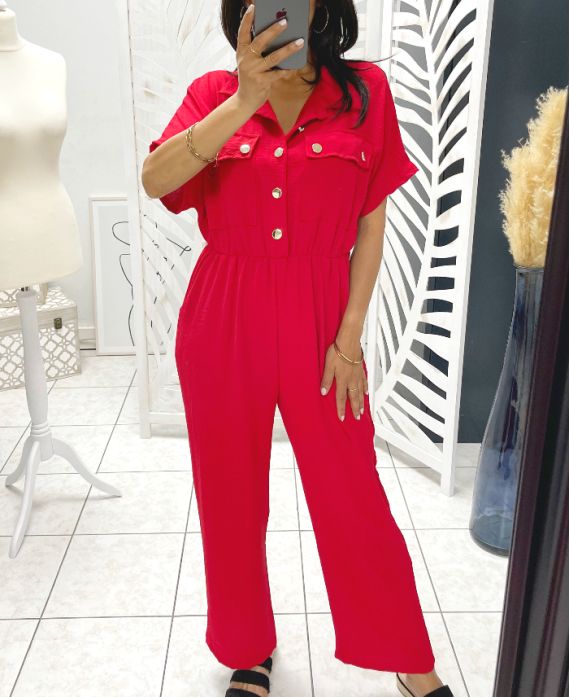 COMBINATIE PANTALON PE1401 ROOD