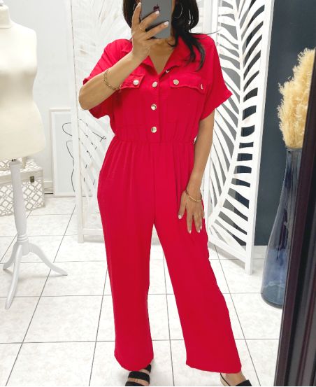 COMBINATIE PANTALON PE1401 ROOD